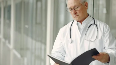 Clinician reviewing a mental status exam template to ensure accurate documentation